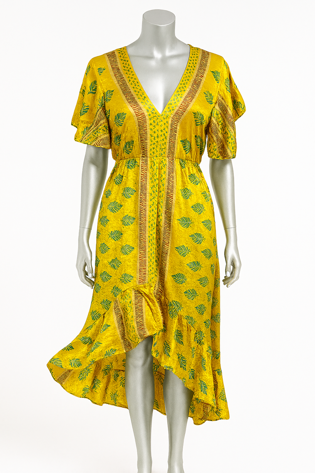 Golden Palm Breeze Dress