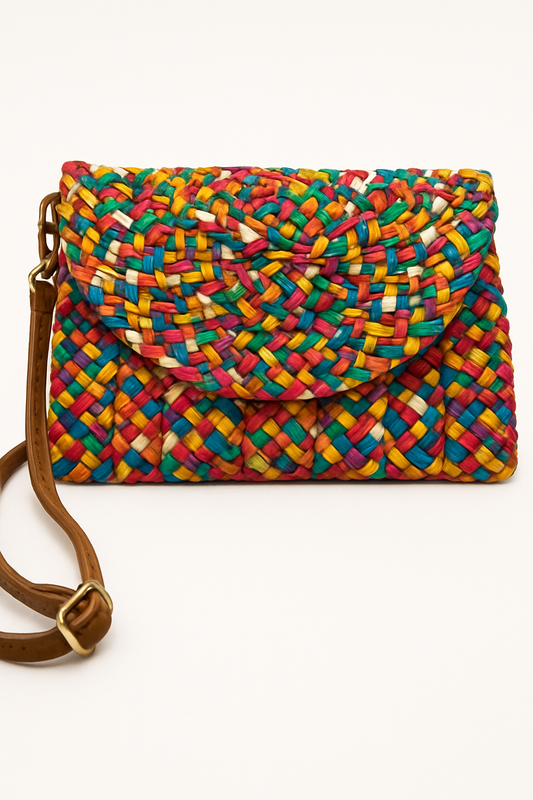 Fiesta Woven Clutch
