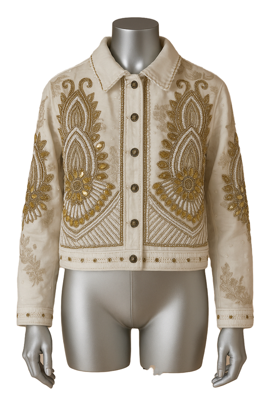 Saint Muse Jacket — Ivory Edition
