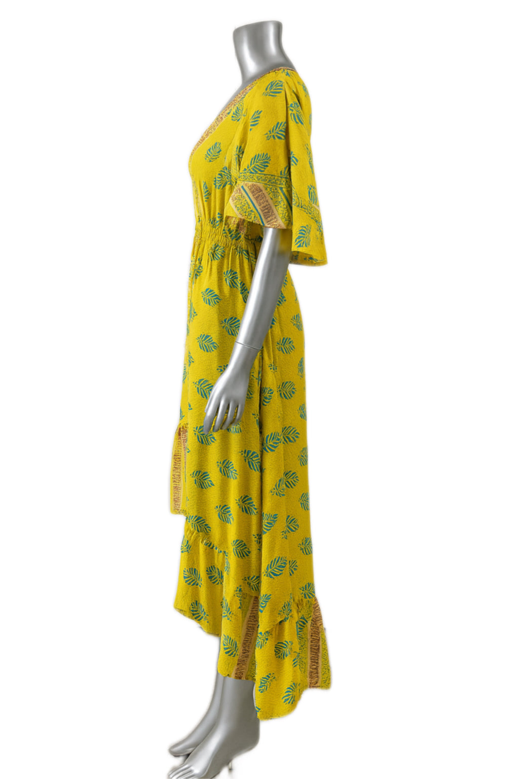 Golden Palm Breeze Dress