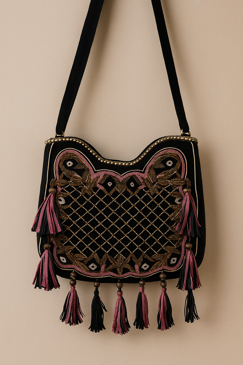 Starlight Serenade Suede Bucket Bag