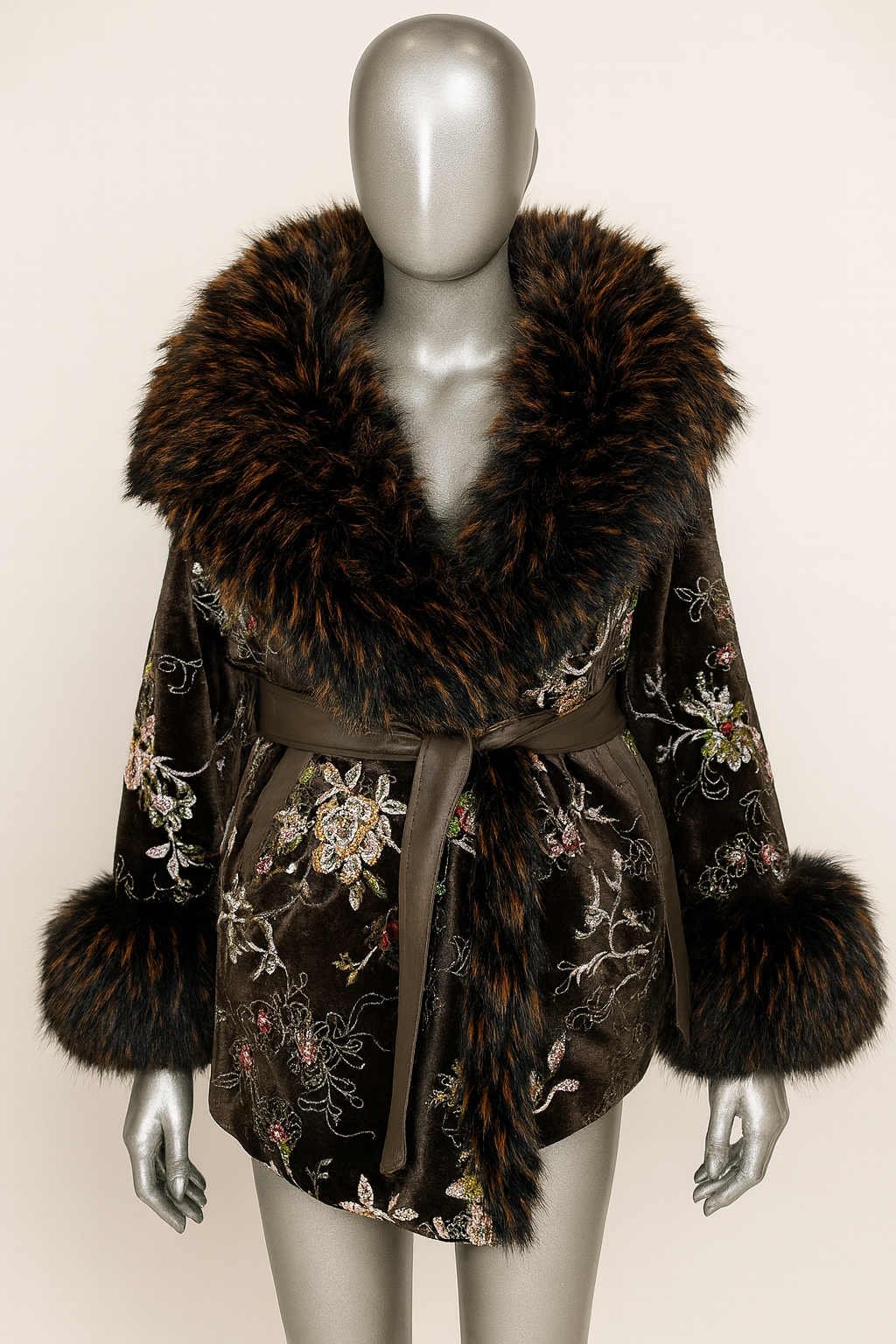 Velvet Ember Luxe Coat