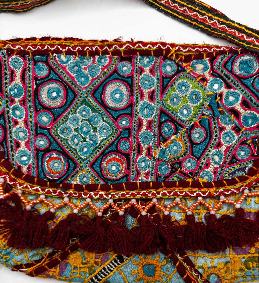 Amber Mosaic Kaftan & Clutch Set