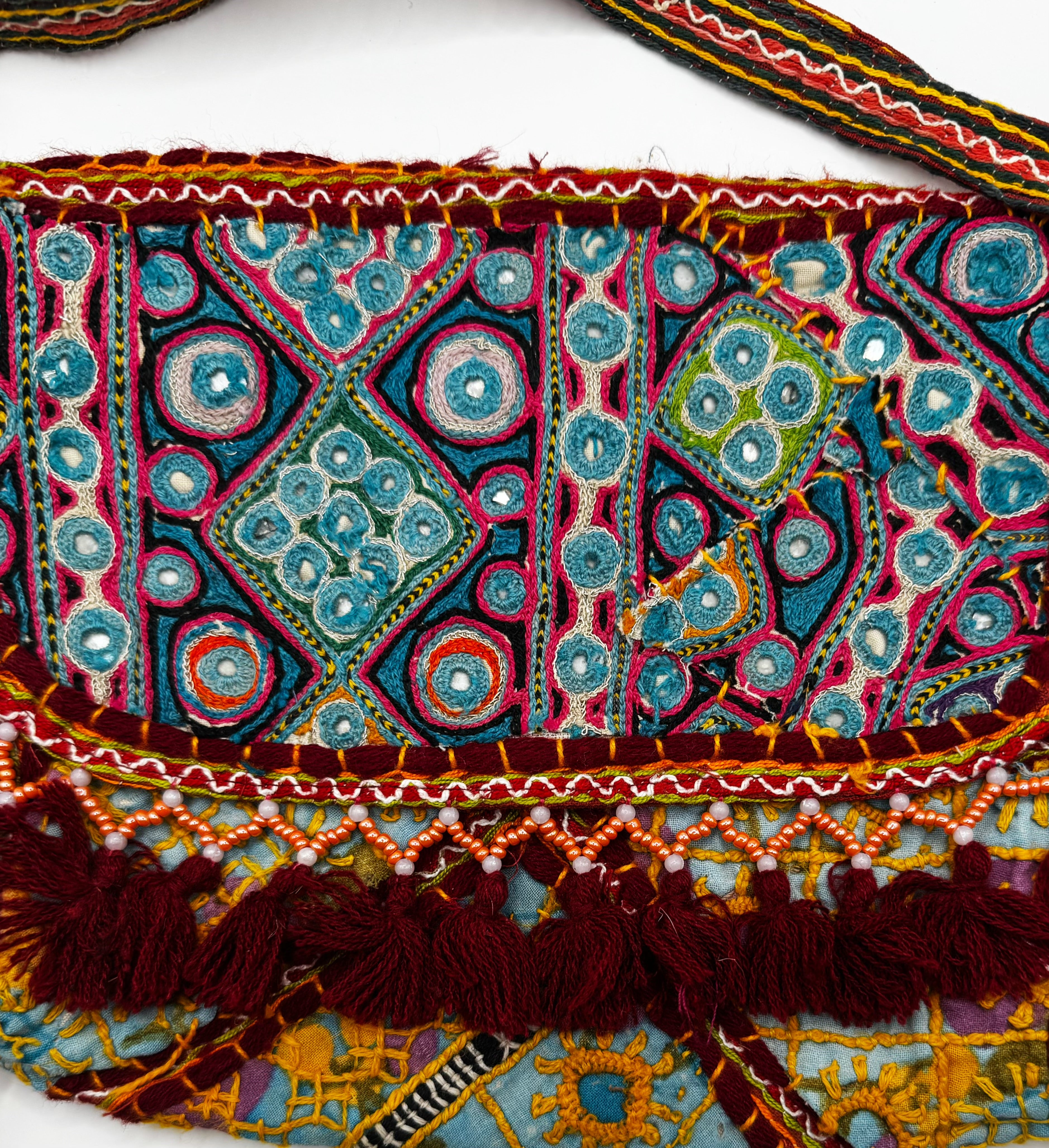 Amber Mosaic Kaftan & Clutch Set