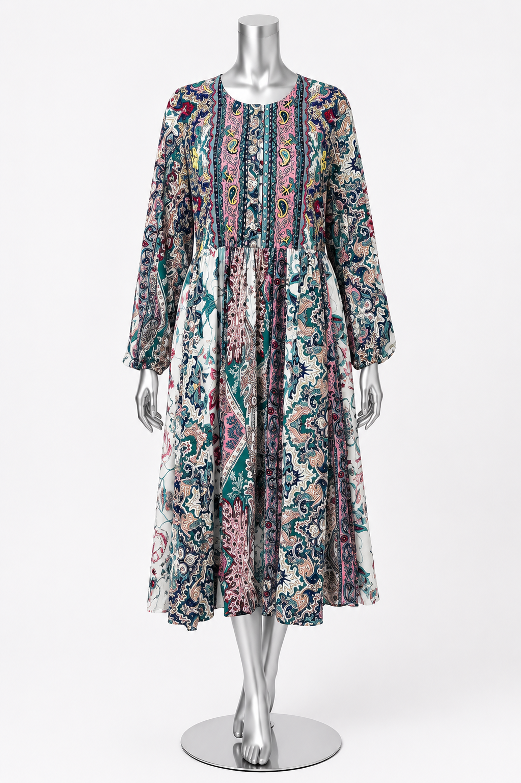 Vintage Doll Moonlit Mosaic Midi Dress