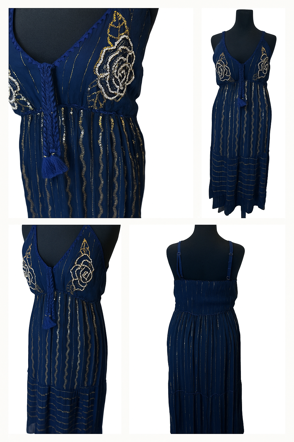 Sapphire Rose Maxi Dress