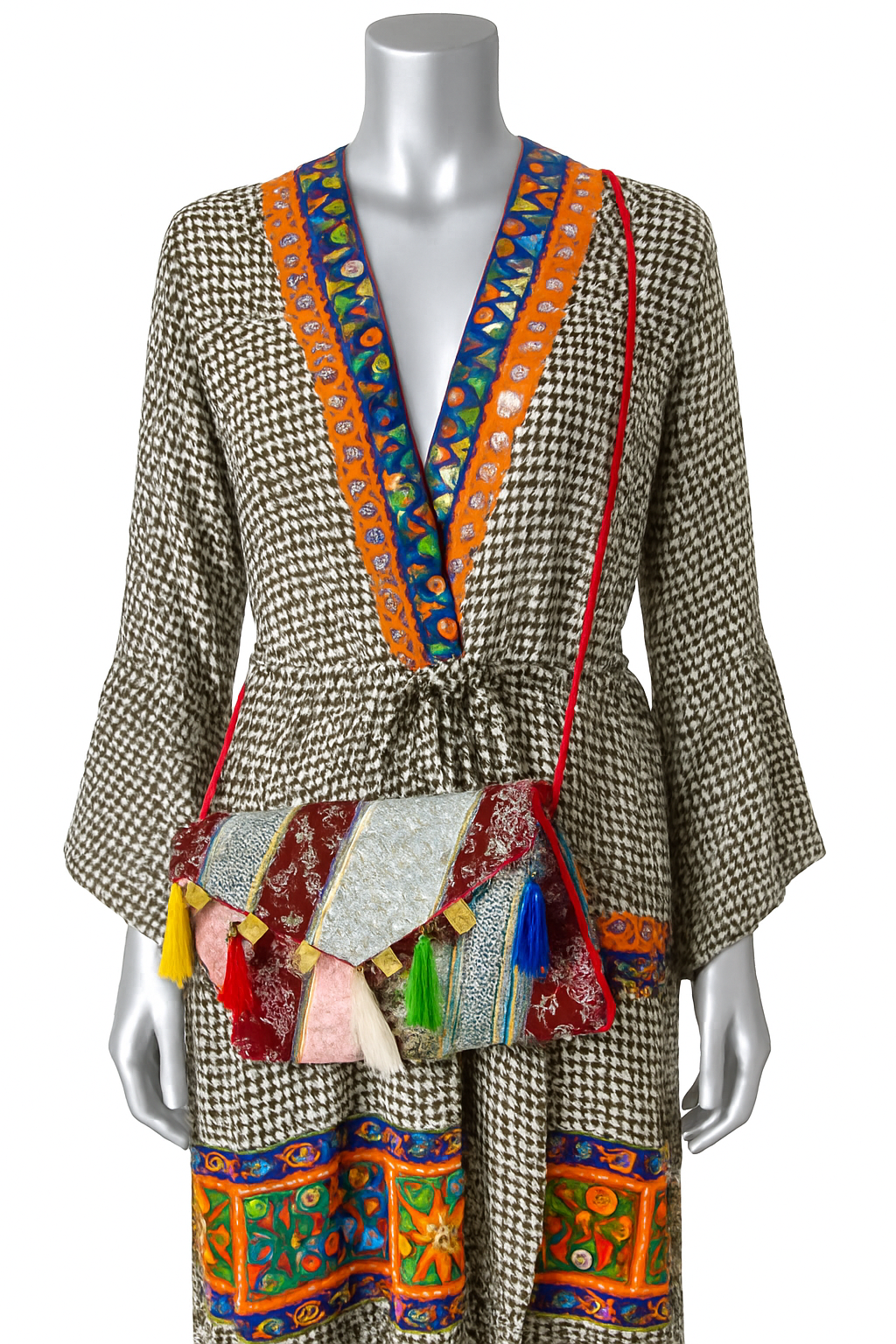 Mosaic Dreams Kaftan & Clutch Set