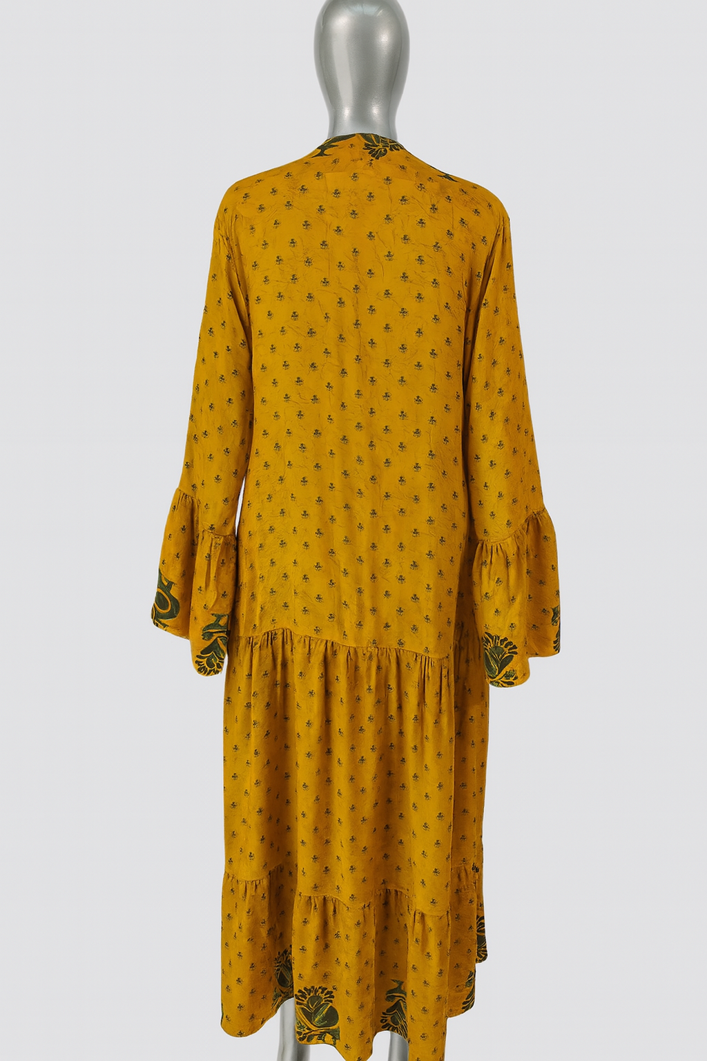 Amber Mosaic Kaftan & Clutch Set