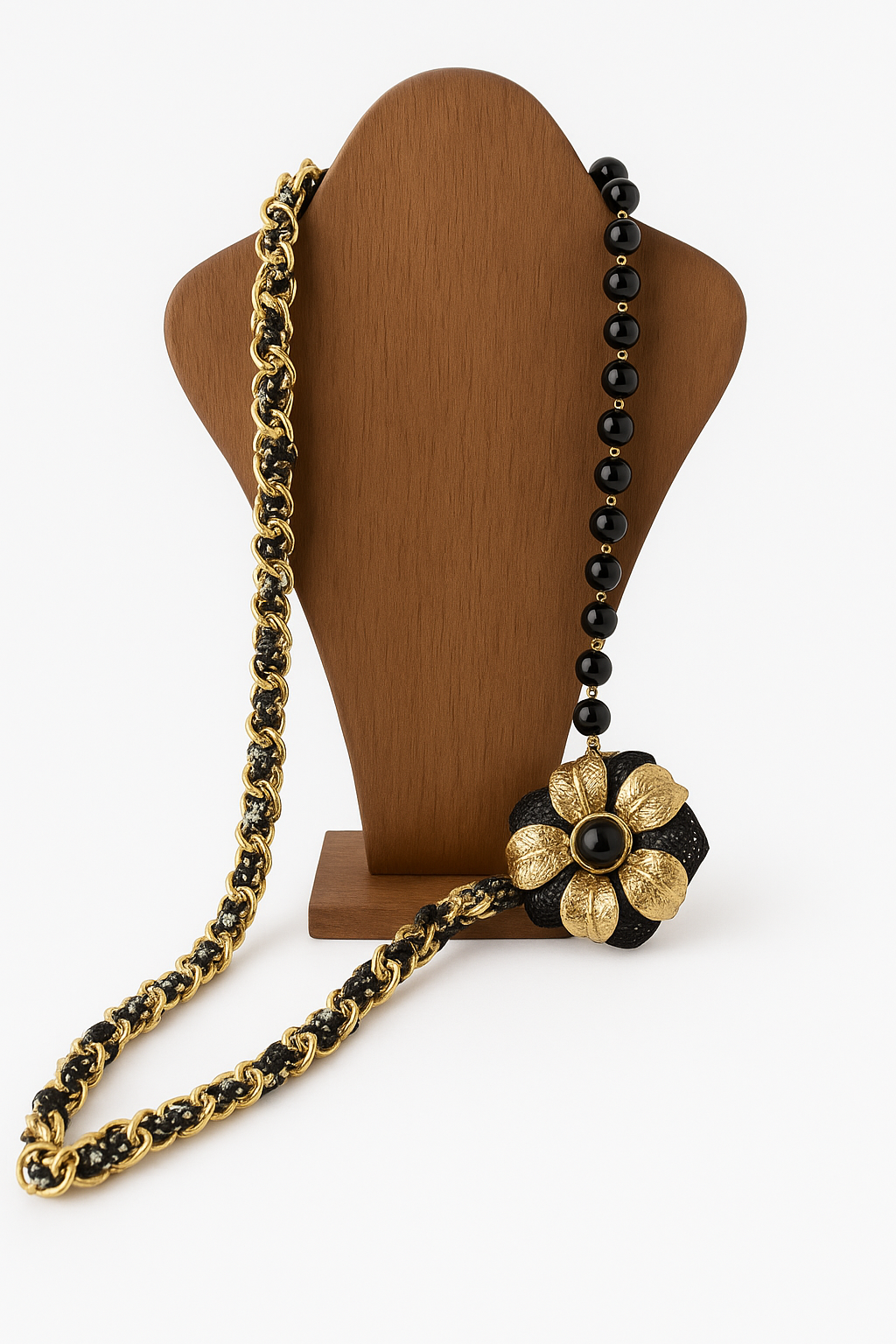 Midnight Bloom Statement Necklace