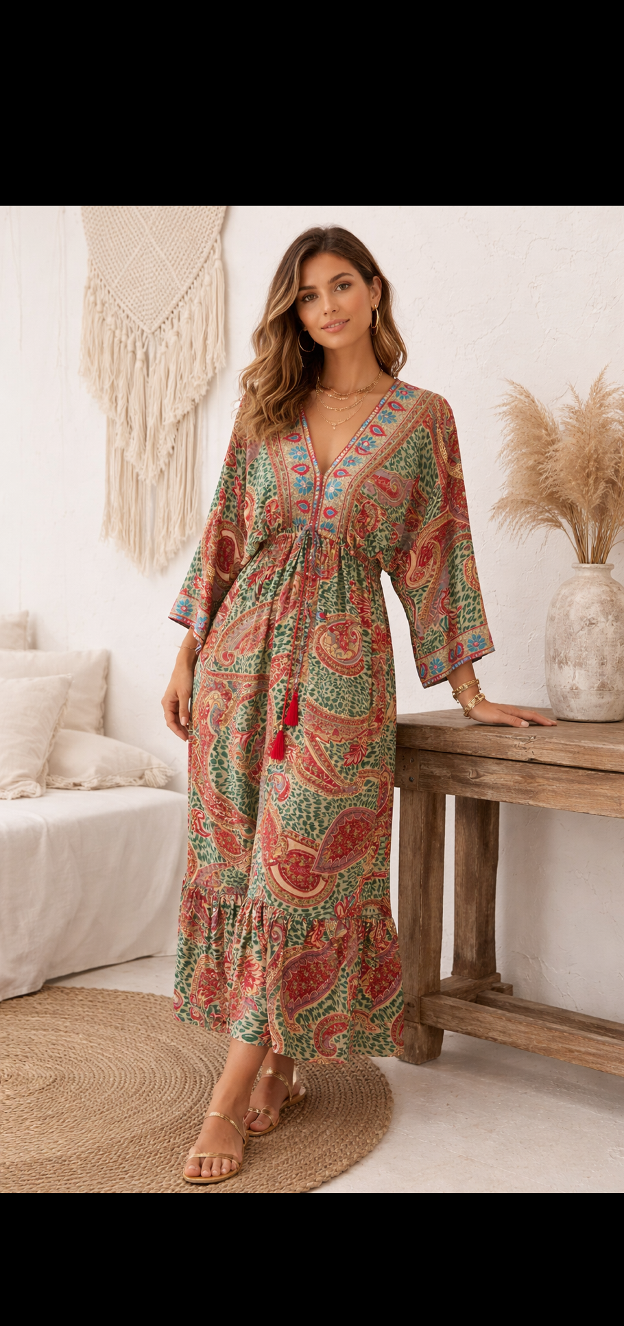 The Nomad Muse Kaftan Dress