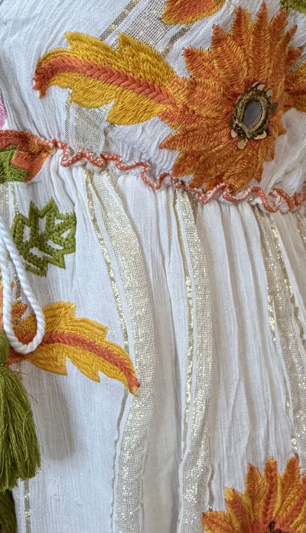 Sunflower Fields Cotton Maxi Dress