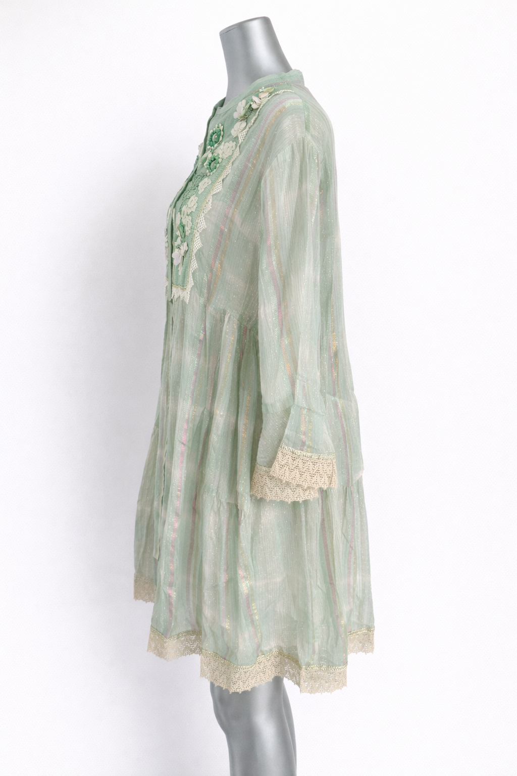 Luna Garden Embroidered Tunic Coverup Dress
