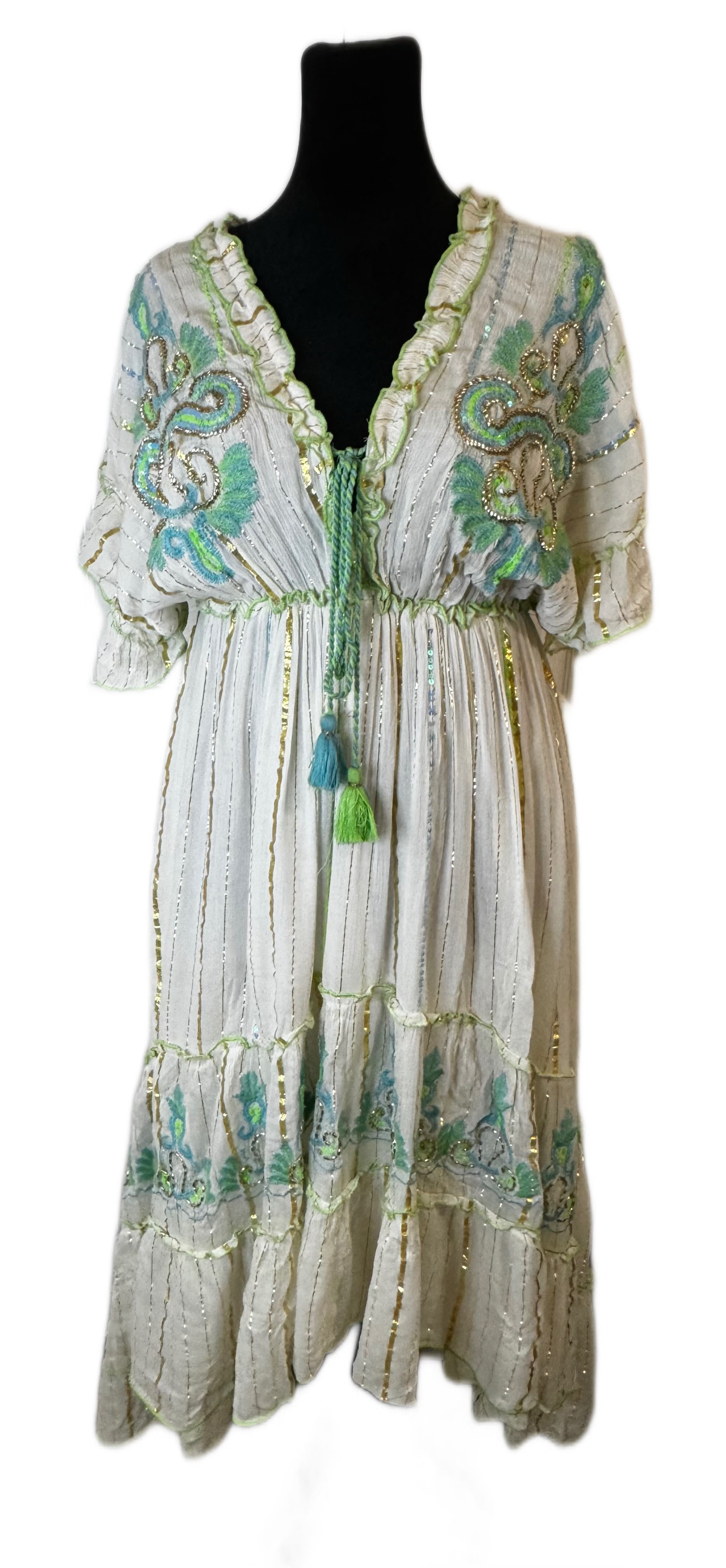 Seafoam Meadow Dress