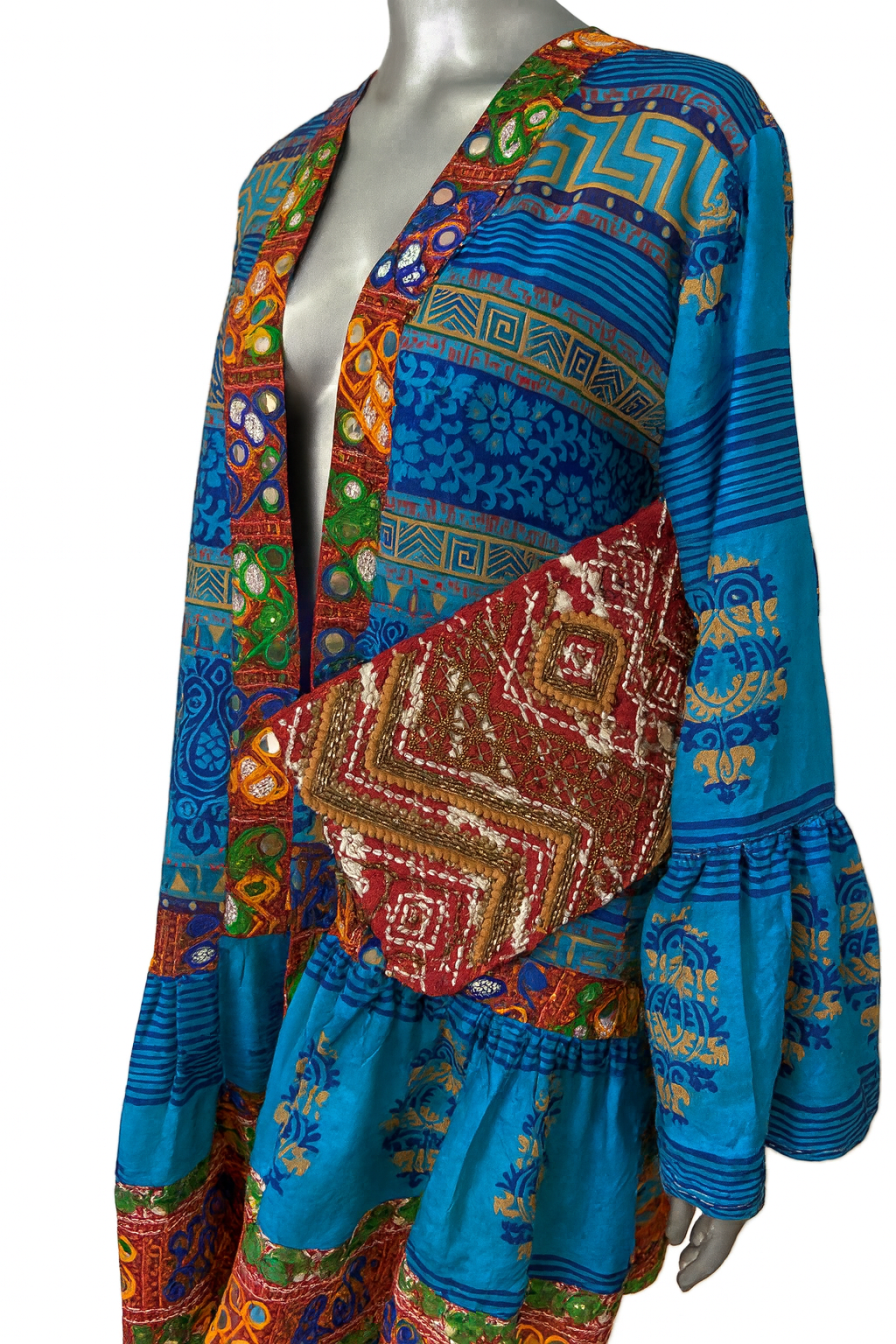 Mosaic Mirage Kaftan & Clutch Set