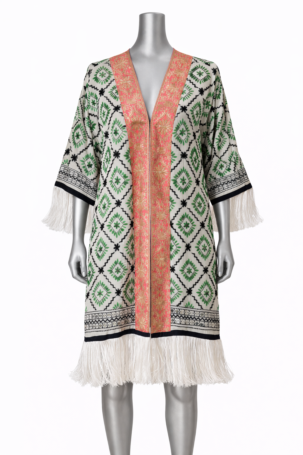 Palm Royale Fringe Kimono