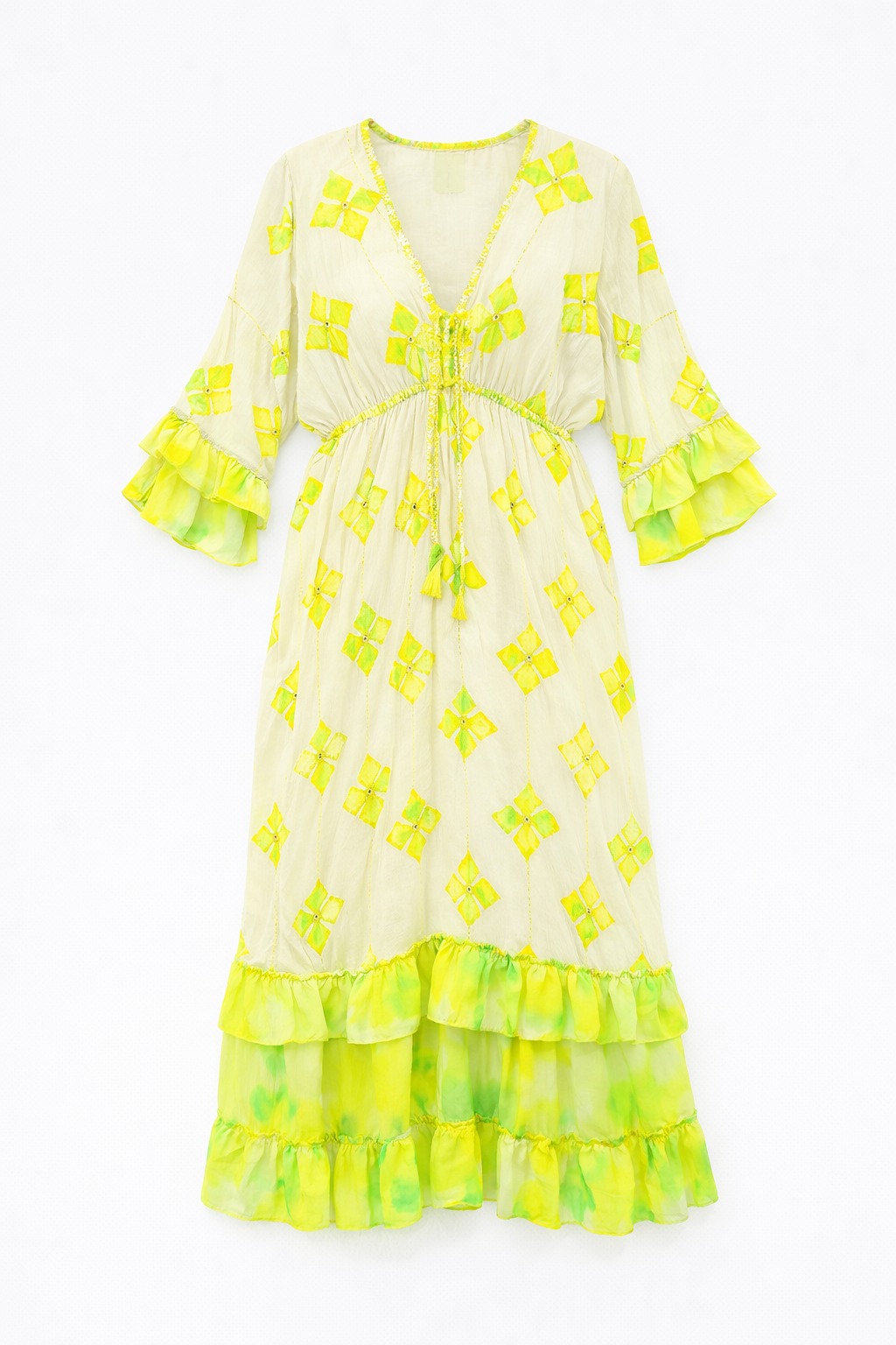 Petal Breeze Maxi Dress