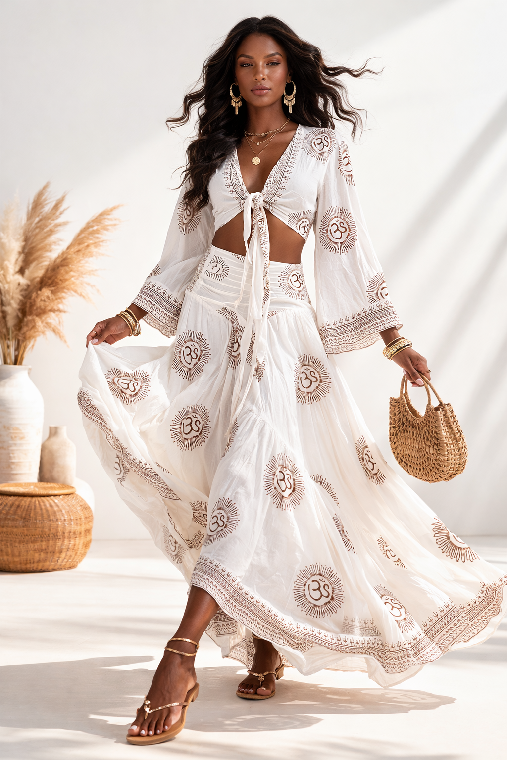 Sacred Solstice Ohm Pant Set