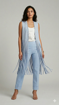 Mirage Fringe Vest & Pant Set