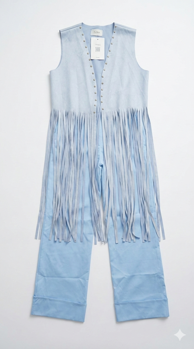 Mirage Fringe Vest & Pant Set