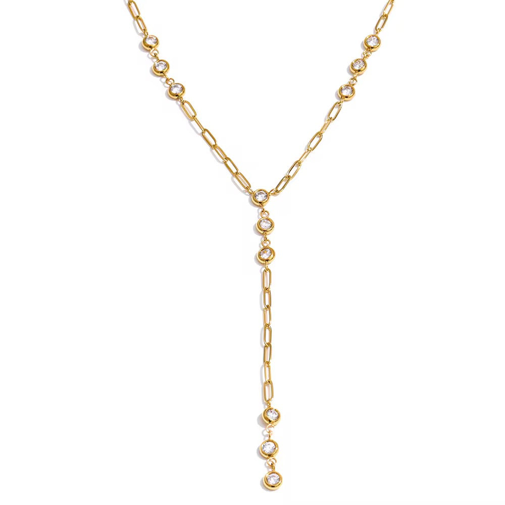 Luna Bezel Jewelry Set - Hand-polished Stainless Steel