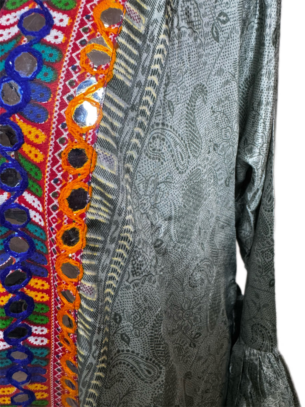 Meadow Bloom Kaftan & Clutch Set