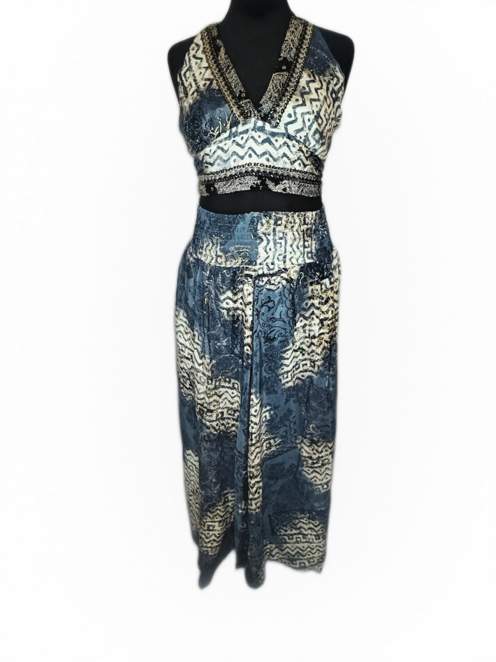 Midnight Dusk Silk Ensemble