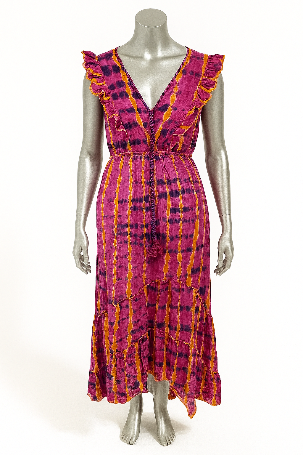 Solara Tie-Dye Boho Maxi Dress
