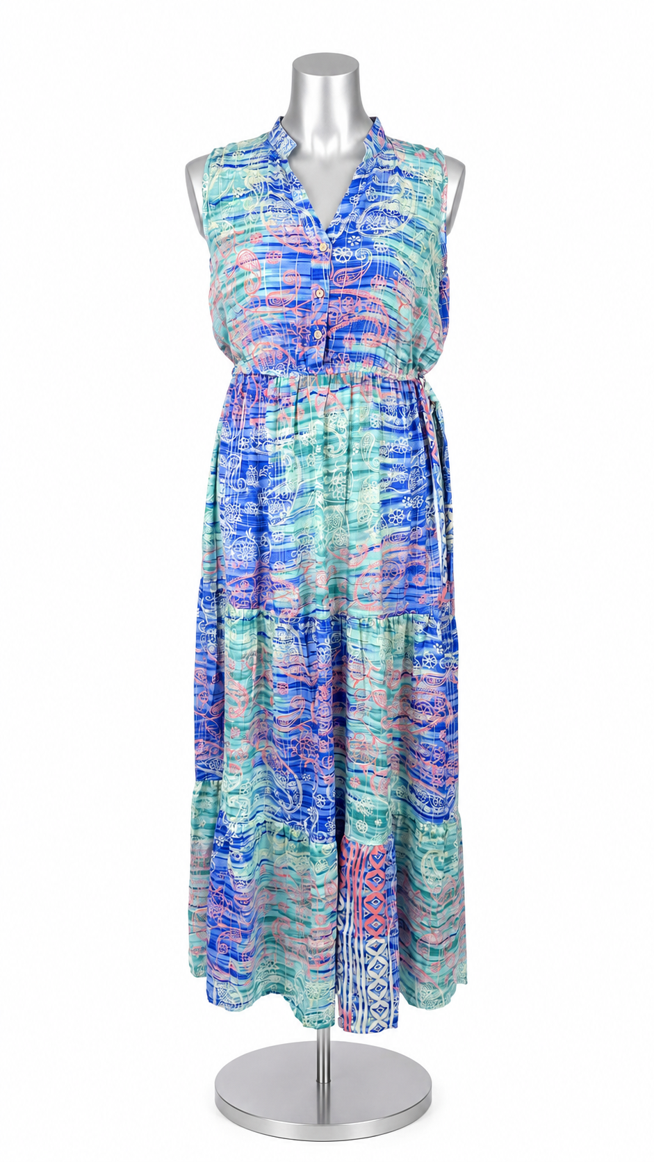 Sunwashed Mirage Goldfleck Maxi Dress
