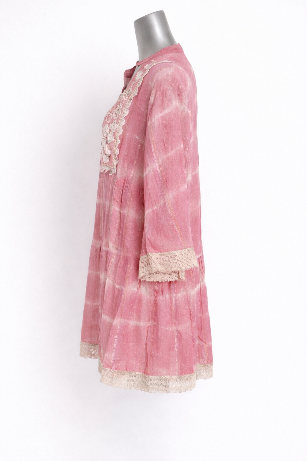 Luna Garden Embroidered Tunic Dress