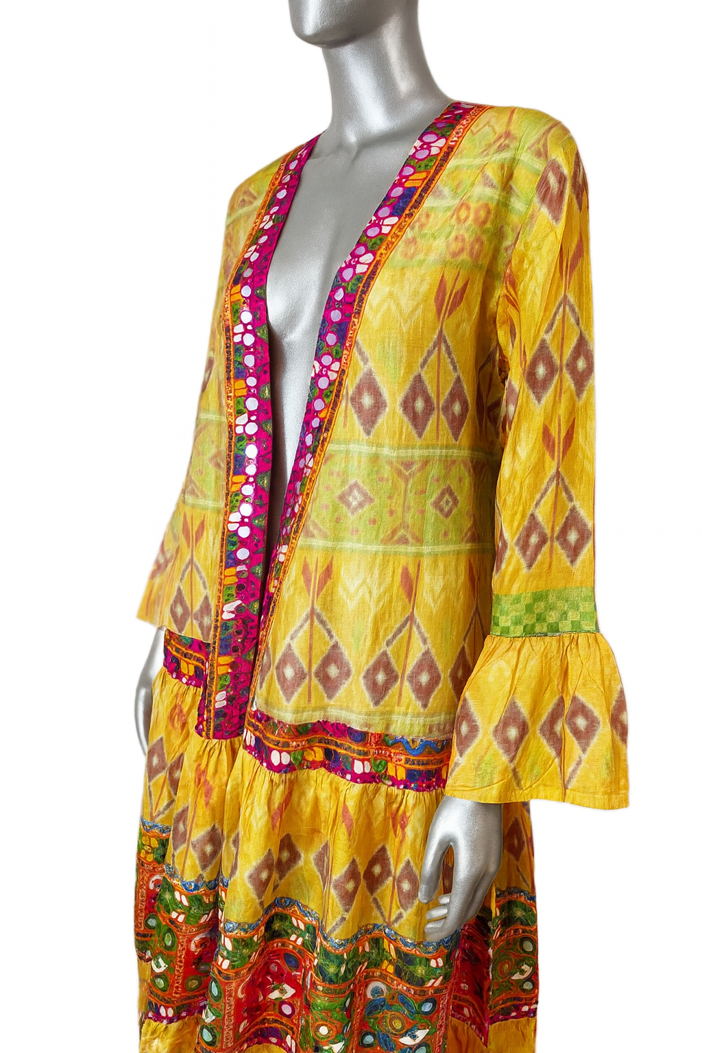 Golden Mirage Kaftan & Clutch Set