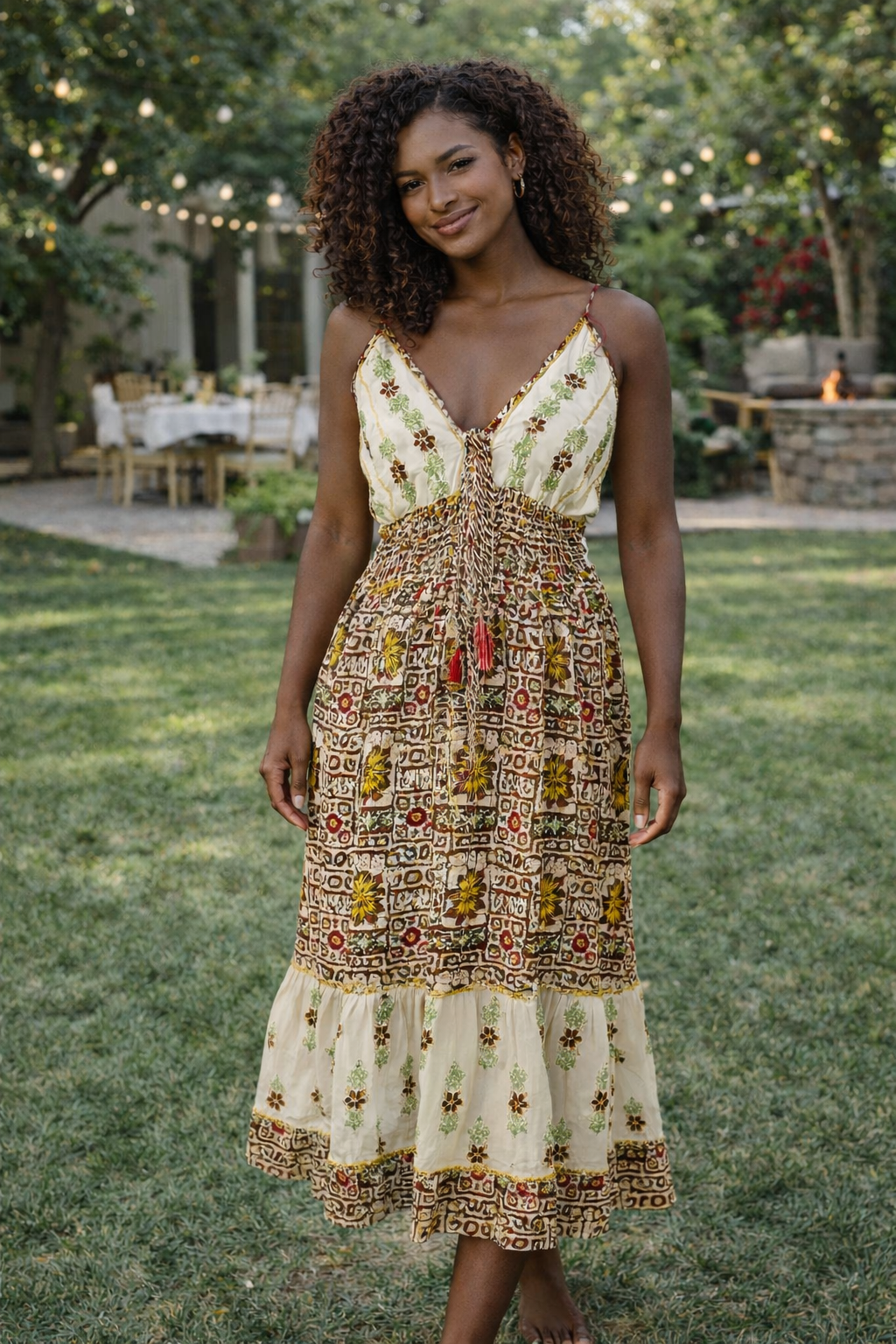 Desert Bloom Maxi Dress