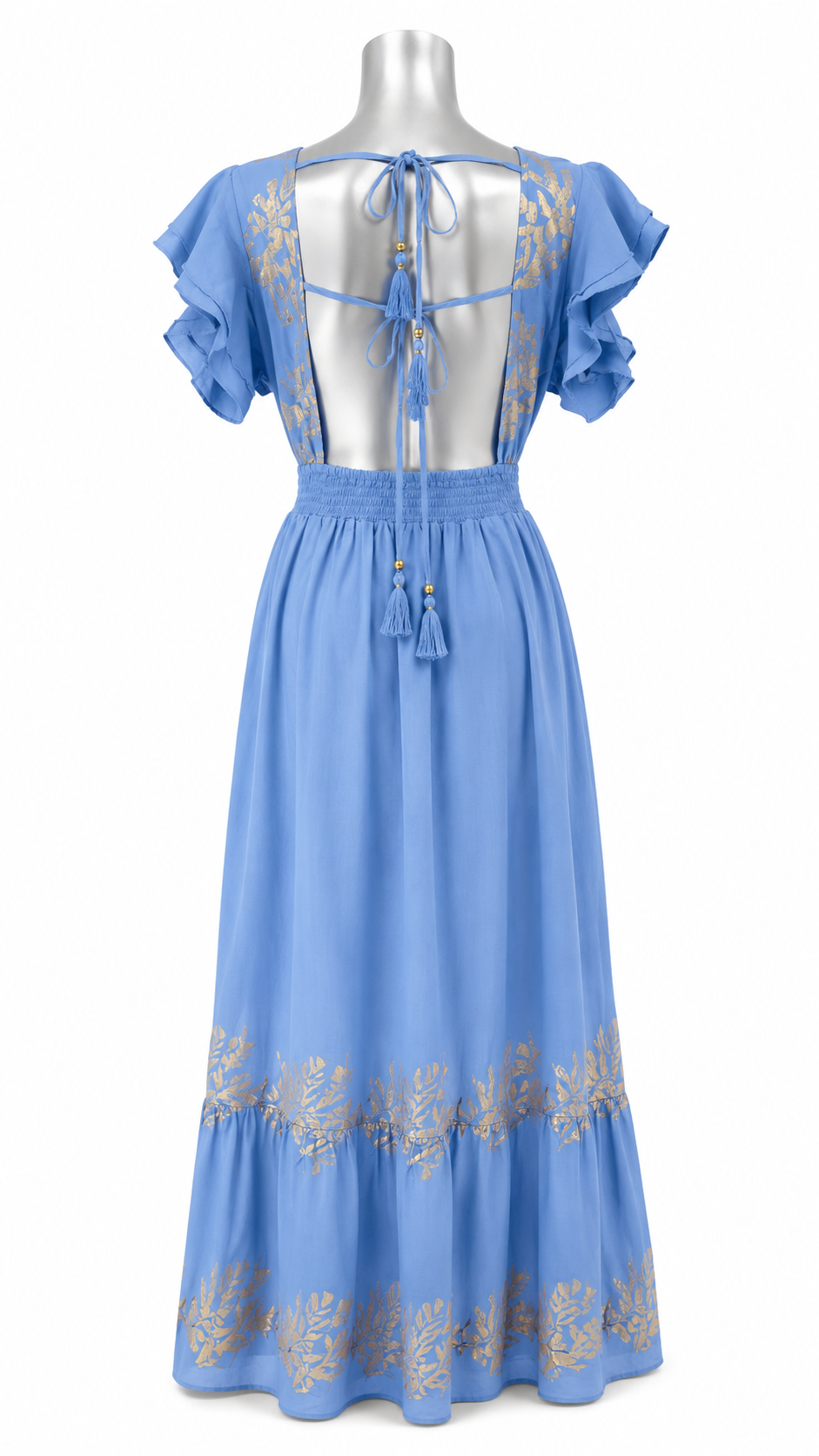 Coral Coast Goldleaf Maxi Dress