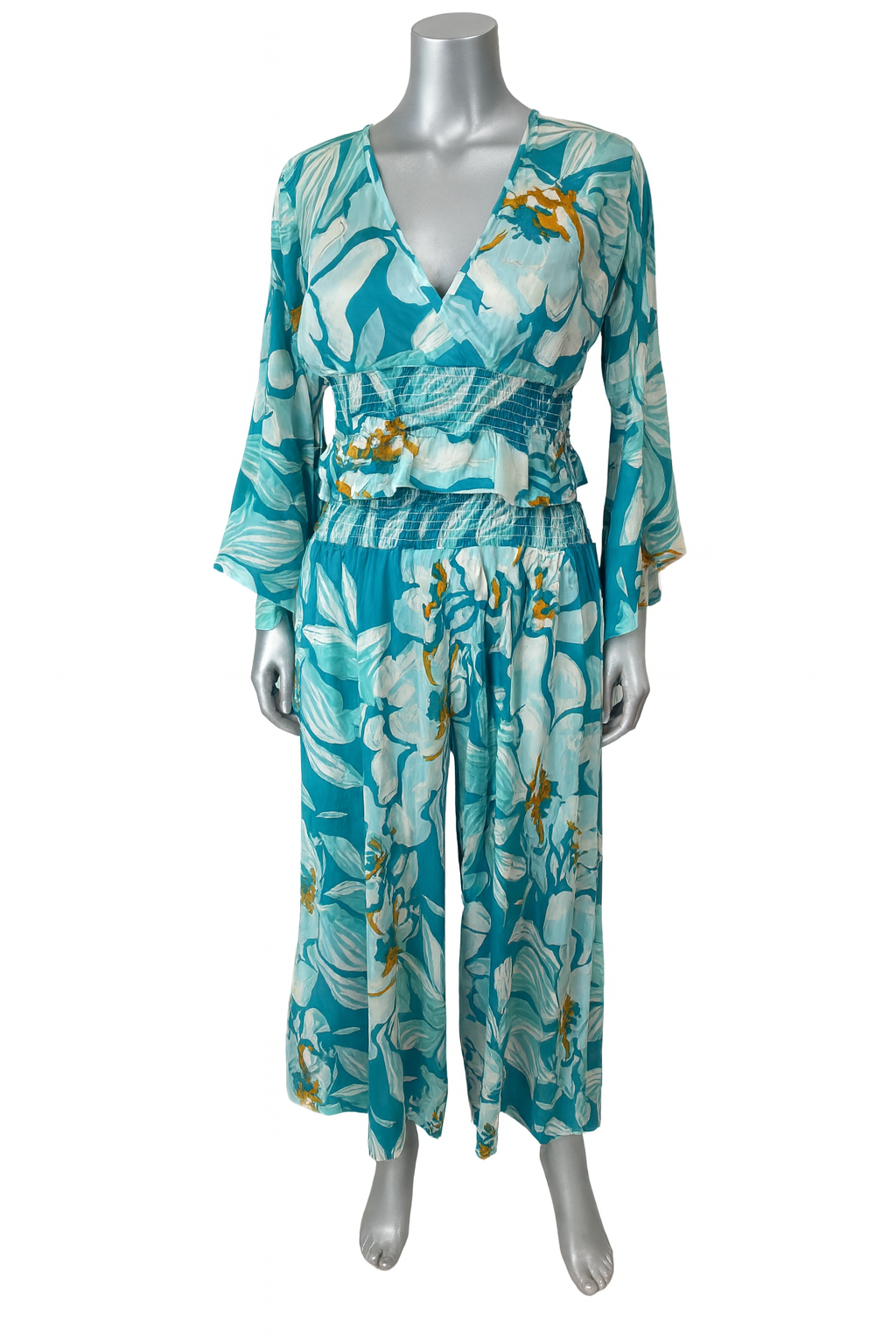 Ocean Bloom Silk Set