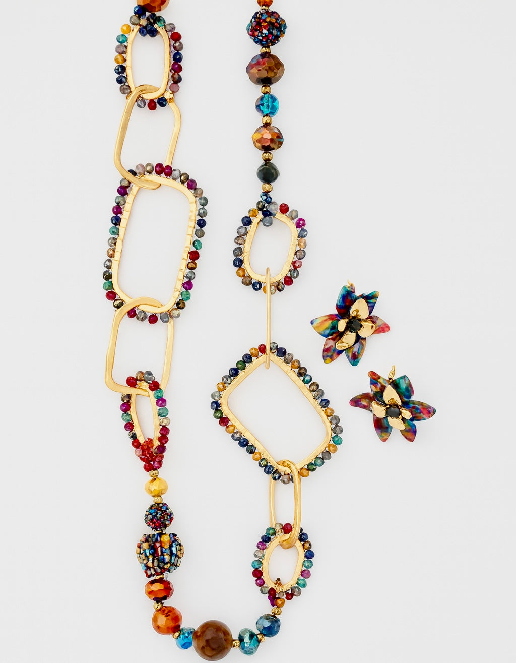Fiesta Luxe Beaded Statement Set