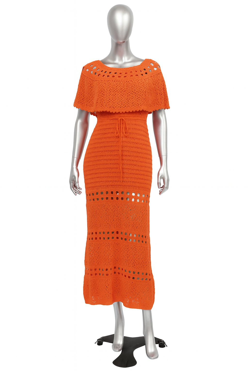 Sunset & Sea Crochet Dress