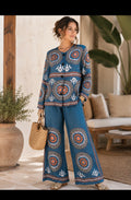 Coastal Mosaic Pant Set