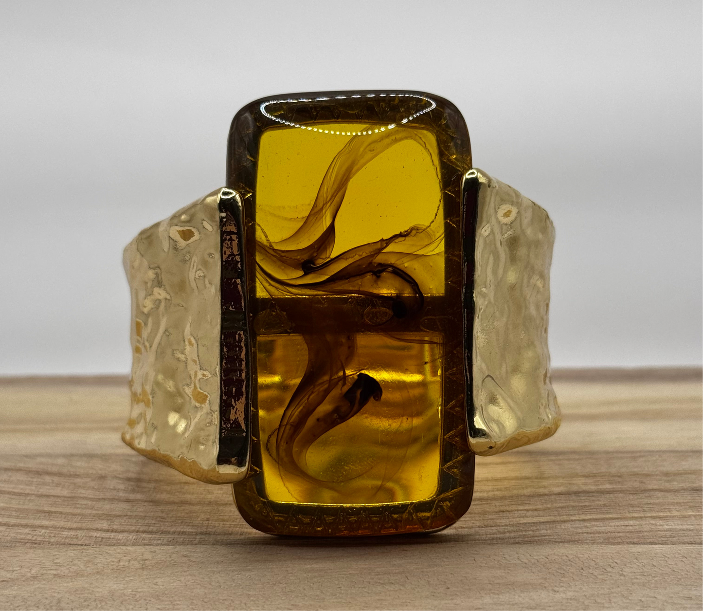 Golden Flame Statement Cuff