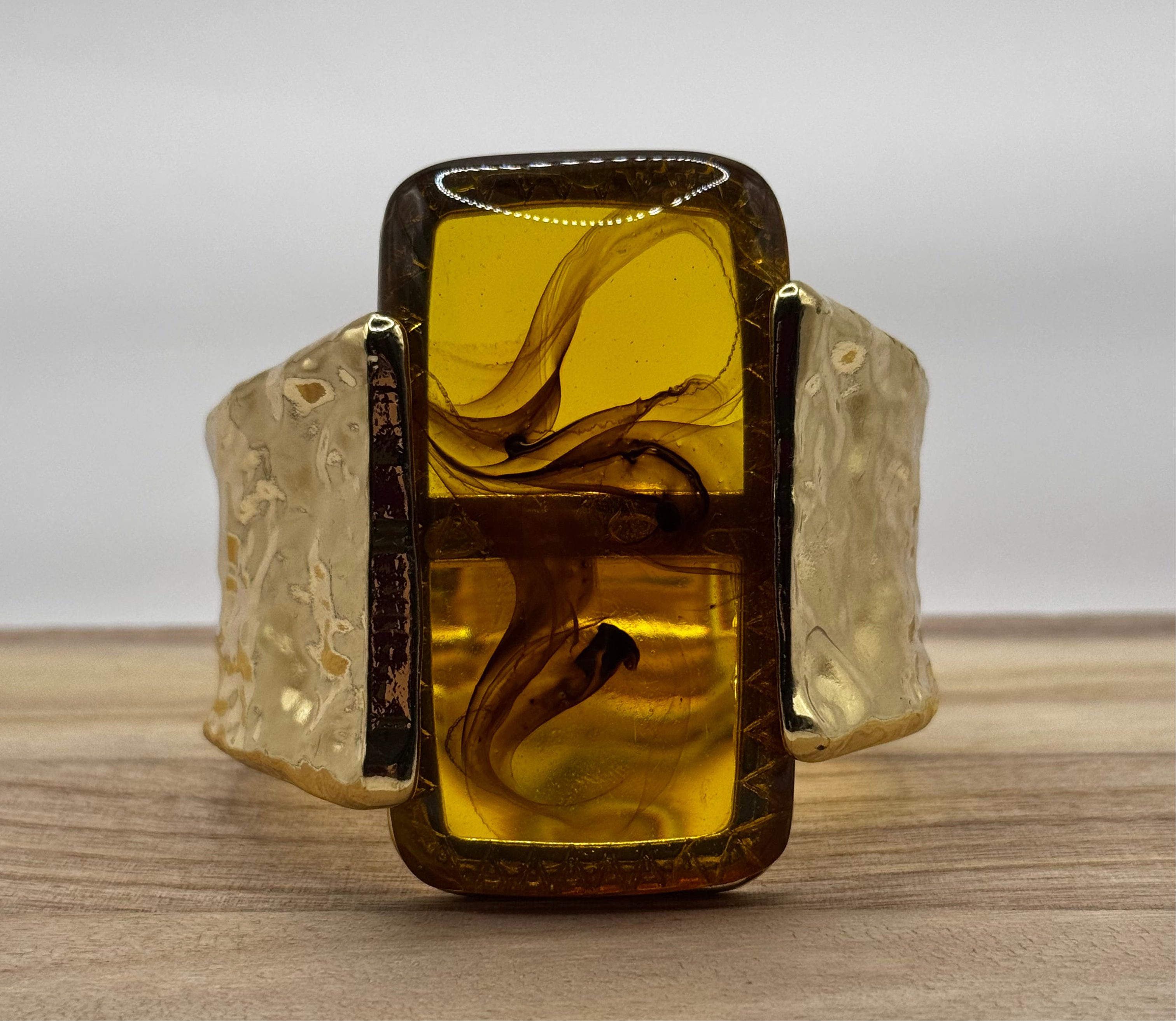 Golden Flame Statement Cuff