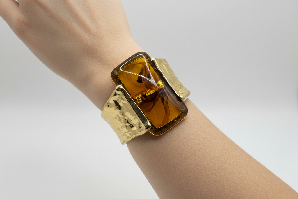 Golden Flame Statement Cuff