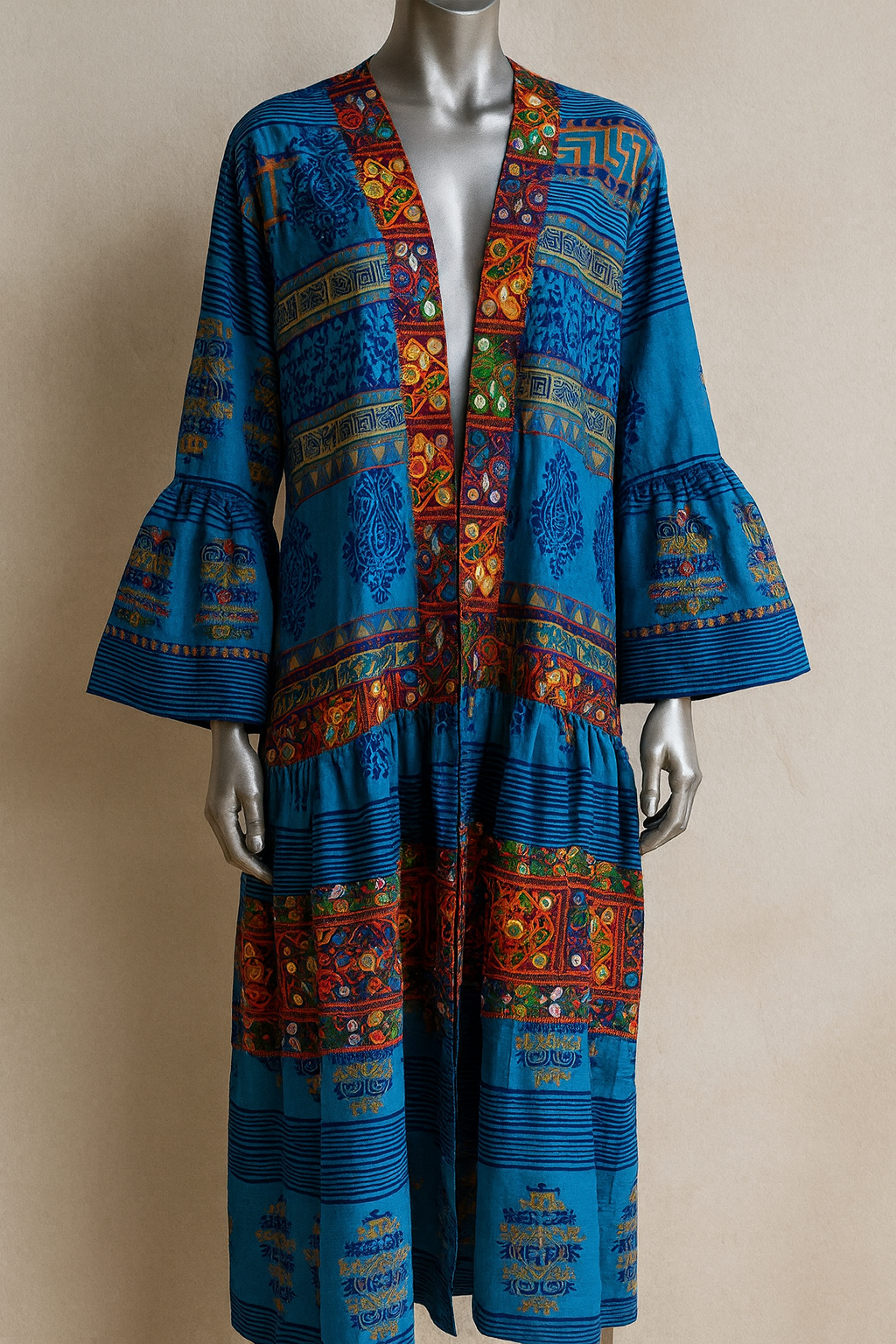 Mosaic Mirage Kaftan & Clutch Set