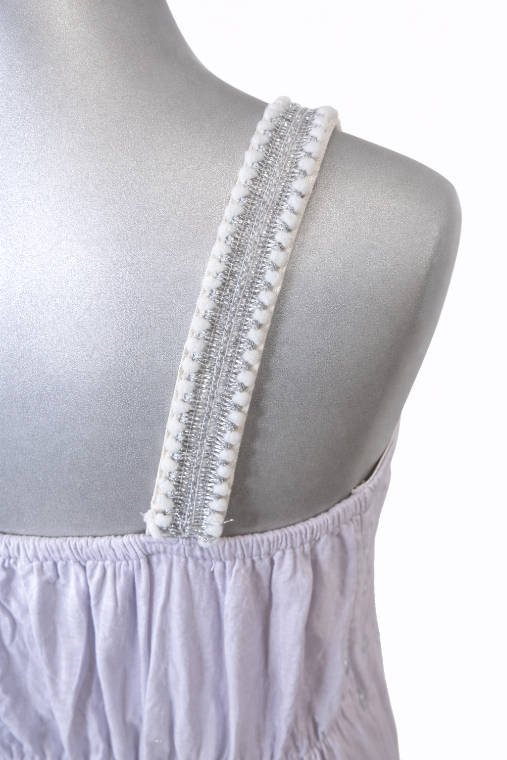 Celeste Meadow Embroidered High-Low Maxi Dress