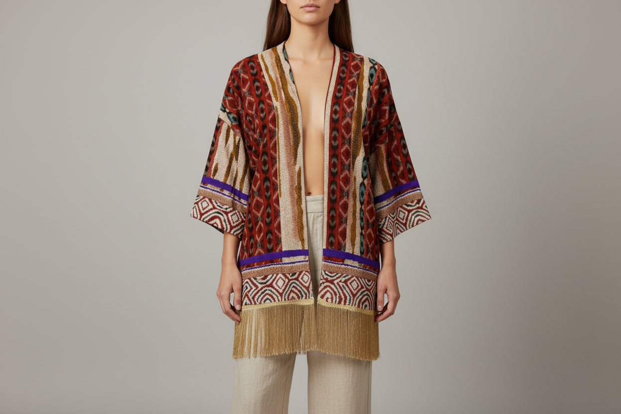 Crimson Canyon Kimono