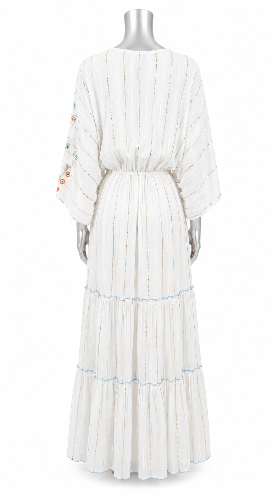 Coastal Daydream Embroidered Maxi Dress
