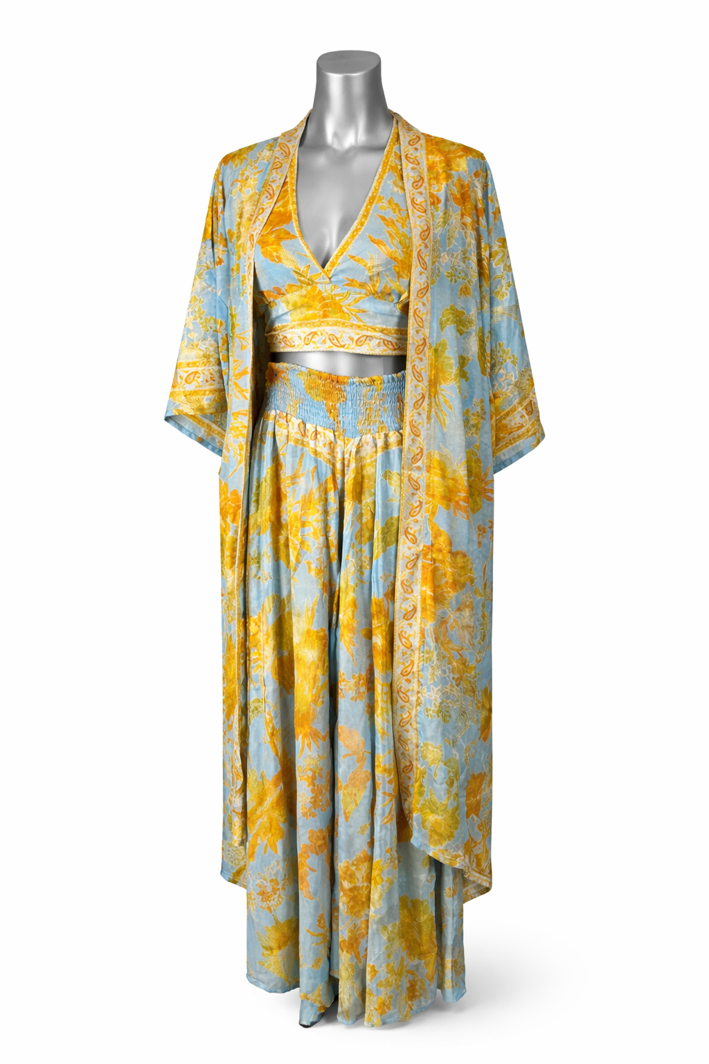 Golden Tide Silk Ensemble
