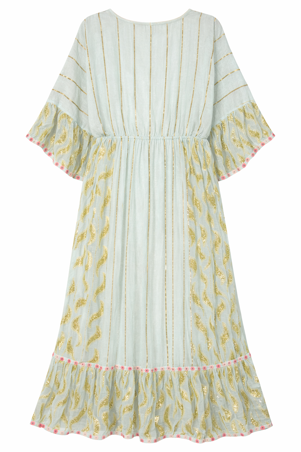 Celeste Embroidered Boho Maxi Dress