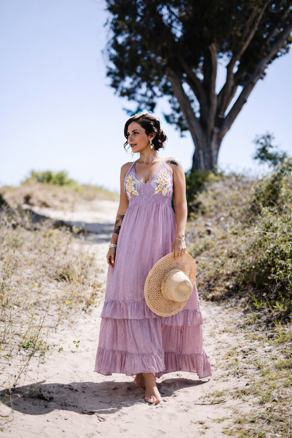 Seashell Charm Dress - Flows without clinging