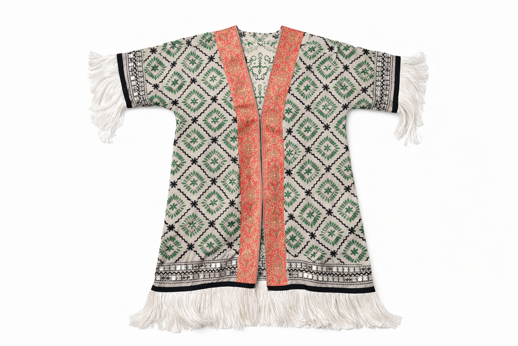 Palm Royale Fringe Kimono