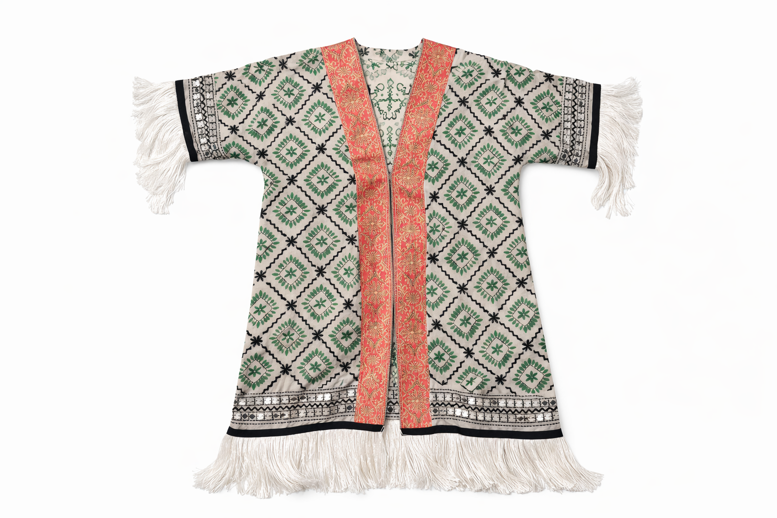 Palm Royale Fringe Kimono