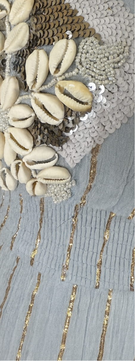 Seashell Charm Dress - Flows without clinging