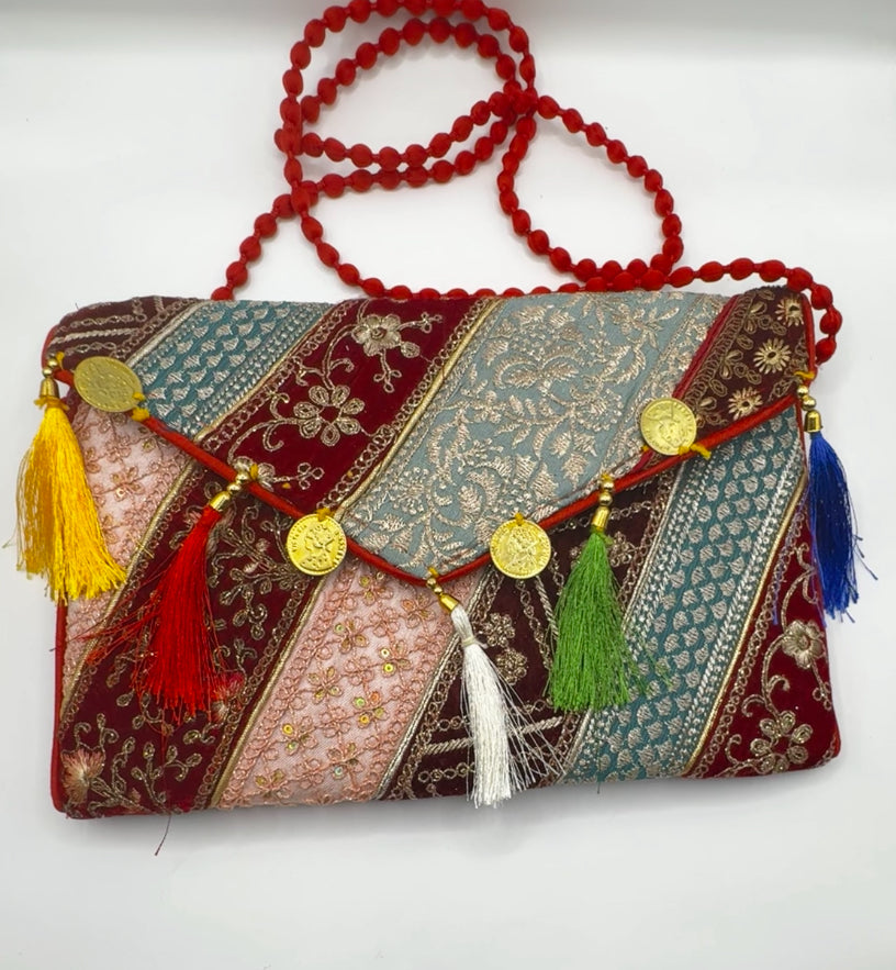 Mosaic Dreams Kaftan & Clutch Set